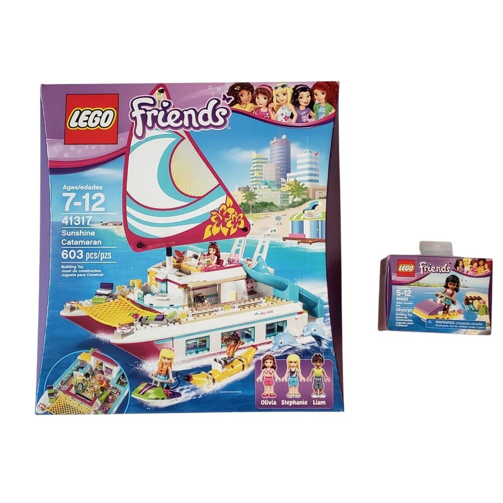 LEGO Friends 41317 Sunshine Catamaran / Set 41000 Free with Purchase New In Box